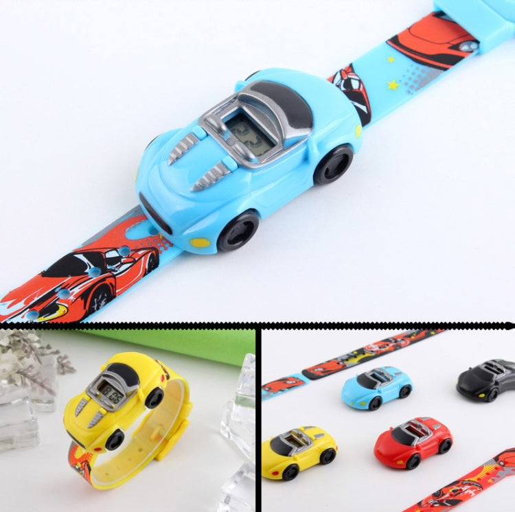 SKMEI 1241 Fashion Cute Cartoon Car Children Digital Watch(Light Blue) - Cartoon Watches by SKMEI | Online Shopping South Africa | PMC Jewellery | Buy Now Pay Later Mobicred