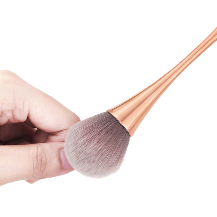 2 PCS Single Small Waist Makeup Brush Nail Powder Dust Blush Loose Powder Brush, Specification: Red Rod Red Hiar - Makeup Brushes by PMC Jewellery | Online Shopping South Africa | PMC Jewellery