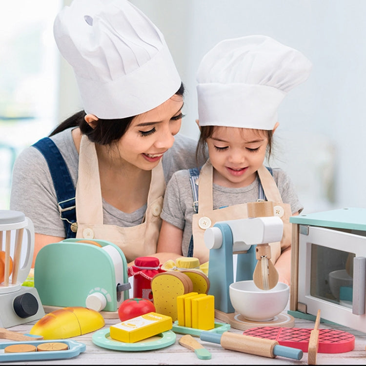 Children Simulation Kitchen Set Baby Wooden Food Cutting Pretend Play Toy Bread Maker - Pretend Play Toys by PMC Jewellery | Online Shopping South Africa | PMC Jewellery