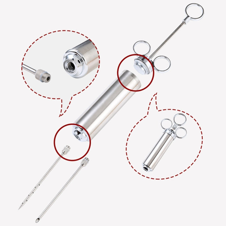 304 Stainless Steel Seasoning Syringe Barbecue Tool Turkey Needle Set - free shipping - PMC TechLife - Order now!