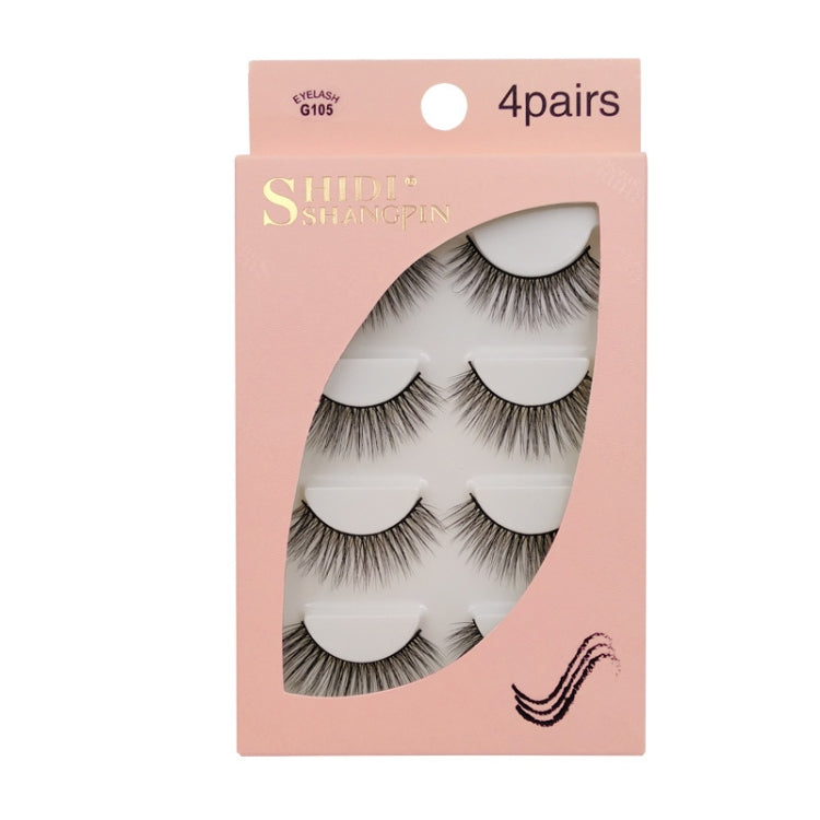 2 PCS 4 Pairs In One Box Handmade Mink False Eyelashes Slender And Long Three-Dimensional Multilayer Eyelashes(G105) - Eyes by PMC Jewellery | Online Shopping South Africa | PMC Jewellery