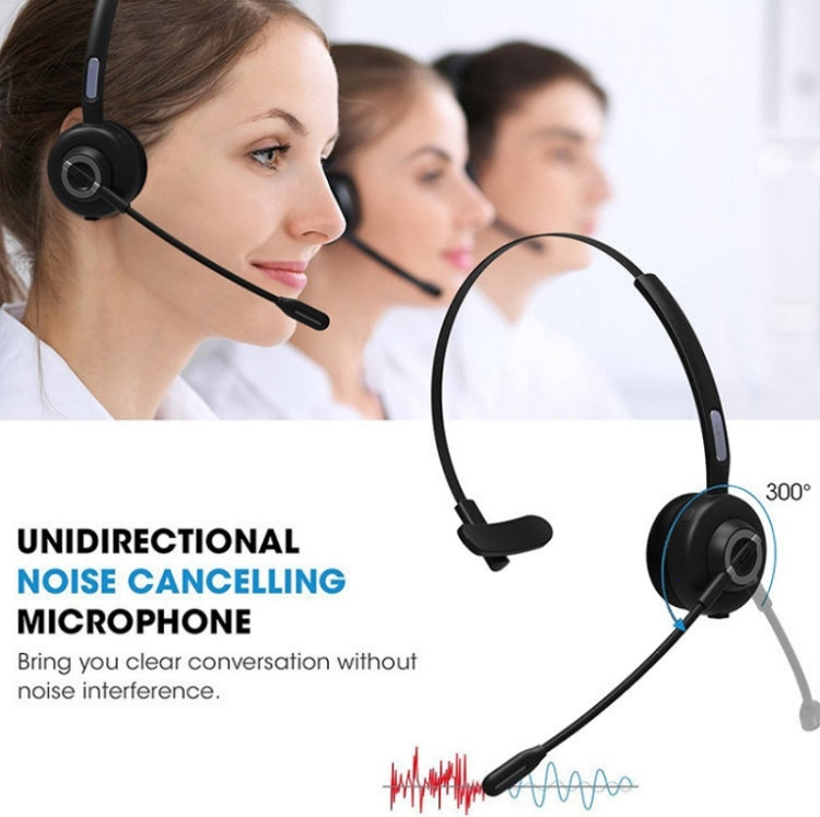 M97 Bluetooth 5.0 Headset Mono Bluetooth Earphone With Charging Base - Headset & Headphone by PMC TechLife | Online Shopping South Africa | PMC TechLife