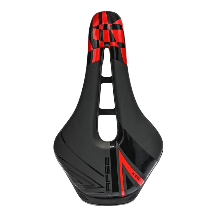 YAFEE YF-1128 Bicycle Seat Saddle Mountain Bike Seat(Red) - Bicycle Saddle by YAFEE | Online Shopping South Africa | PMC Jewellery | Buy Now Pay Later Mobicred