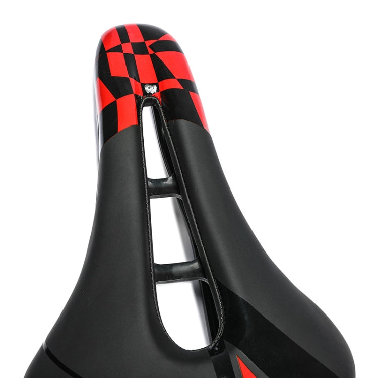 YAFEE YF-1128 Bicycle Seat Saddle Mountain Bike Seat(Red) - Bicycle Saddle by YAFEE | Online Shopping South Africa | PMC Jewellery | Buy Now Pay Later Mobicred