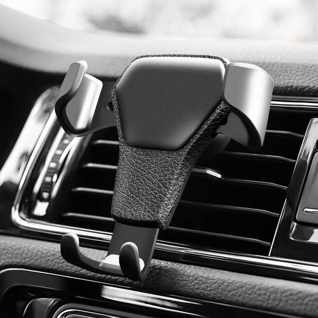 Car Air Vent Mount Gravity Phone Holder Universal Gravity Smartphone Support Black - Car Holders by PMC Jewellery | Online Shopping South Africa | PMC Jewellery