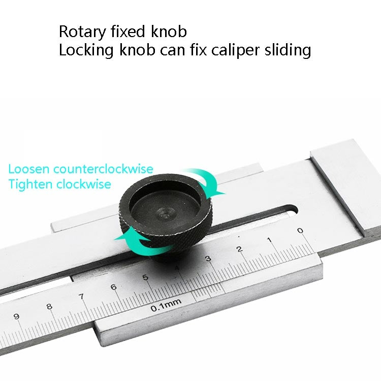 0-250mm Portable Woodworking Scribing Marker Ruler - Measuring Tools by PMC Jewellery | Online Shopping South Africa | PMC Jewellery