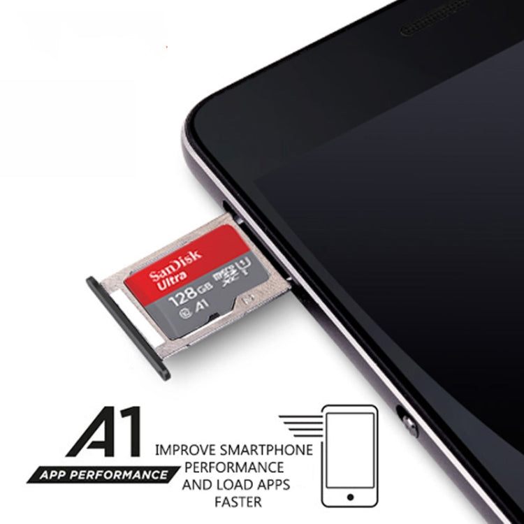 SanDisk A1 Monitoring Recorder SD Card High Speed Mobile Phone TF Card Memory Card, Capacity: 128GB-100M/S - Micro SD Card by SanDisk | Online Shopping South Africa | PMC Jewellery