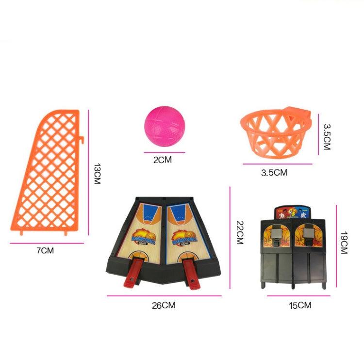 2 PCS Double Battle Basketball Toys Children Finger Catapult Basketball Court Desktop Shooting Parent-Child Game - Table Games by PMC Jewellery | Online Shopping South Africa | PMC Jewellery