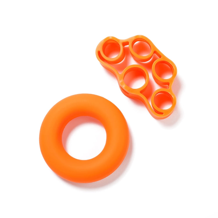 TF122 2 in 1 Silicone Grip Ring + Grip Device Set(Orange) - Fitness Equipments by PMC Jewellery | Online Shopping South Africa | PMC Jewellery