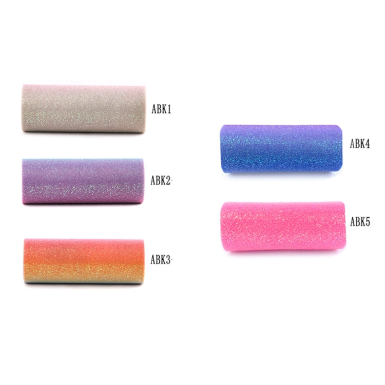 2 PCS Glitter Rainbow Net Yarn Roll for Photo Background / Desktop Decoration / Skirt, Length: 9m, Width: 15cm(ABK1 Pink Yellow Blue Gradient Glitter) - DIY Apparel Sewing by PMC Jewellery | Online Shopping South Africa | PMC Jewellery