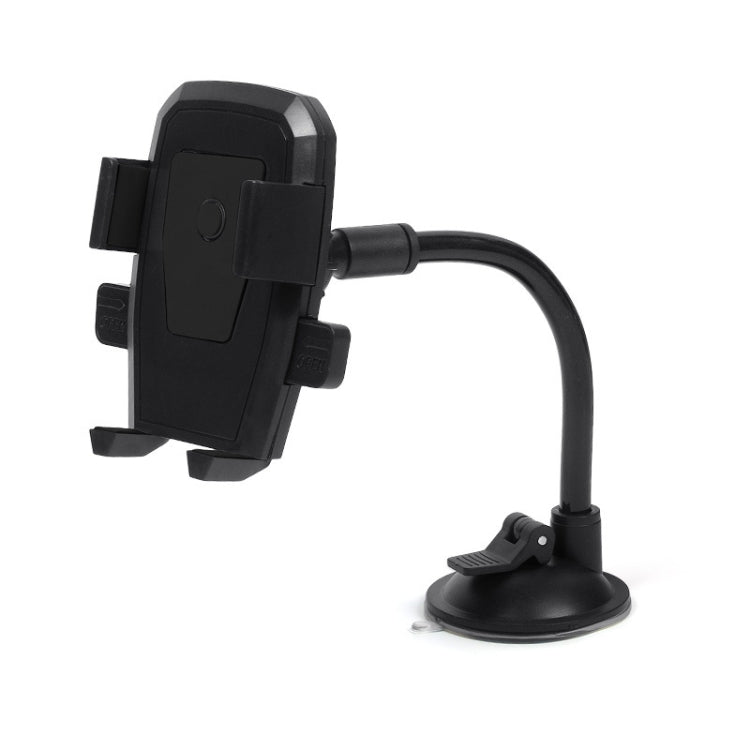 Car Windshield Automatic Lock Phone Holder(Black) - Car Holders by PMC TechLife | Online Shopping South Africa | PMC TechLife