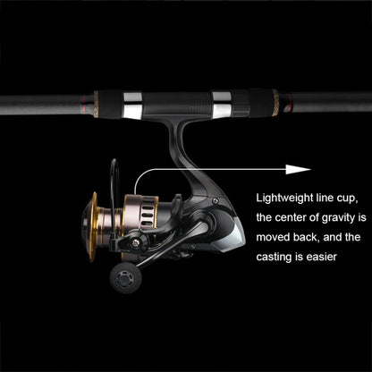 All Metal Rocker Arm Smooth Fishing Reel Spinning Reel, Spec: HE-4000 (EVA Grip) - Fishing Reels by PMC Jewellery | Online Shopping South Africa | PMC Jewellery