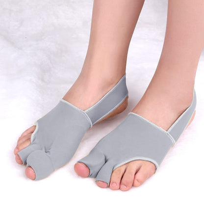 1 Pair Two Toes Split Toe Guard Foot Cover Toe Separation Thumb Varus Correction Foot Cover,Style: Outer Leakage Complexion, Size: S (35-40) - Corrector by PMC Jewellery | Online Shopping South Africa | PMC Jewellery