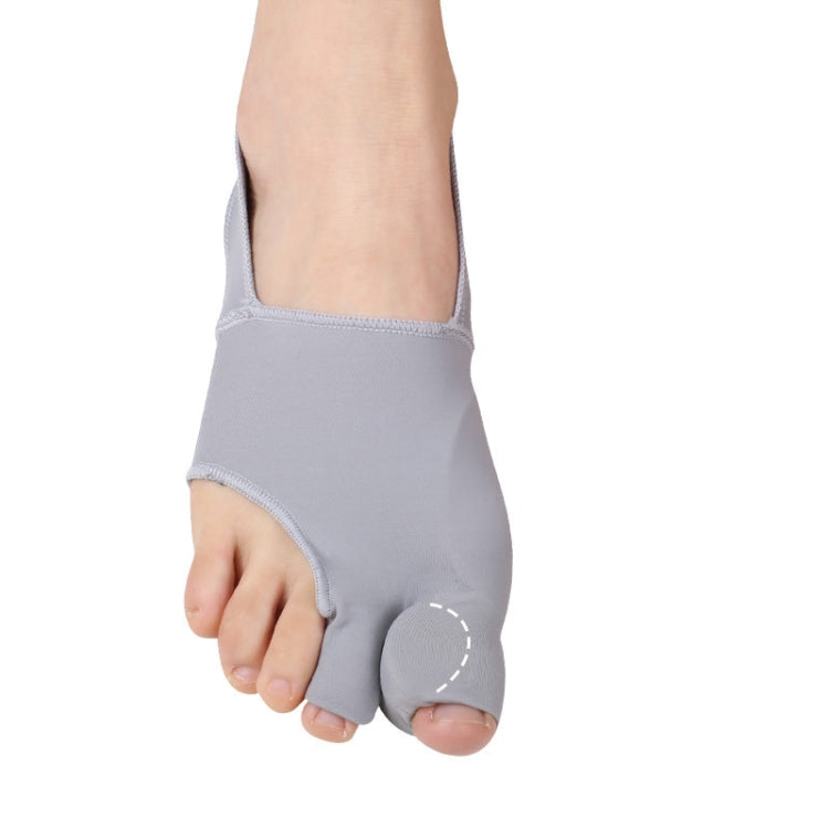 1 Pair Two Toes Split Toe Guard Foot Cover Toe Separation Thumb Varus Correction Foot Cover,Style: Inner Package Gray, Size: S (35-40) - Corrector by PMC Jewellery | Online Shopping South Africa | PMC Jewellery