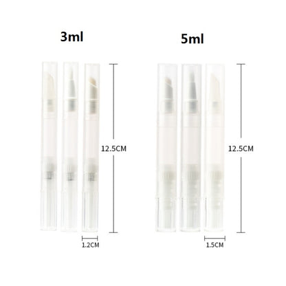 5 PCS Liquid Foundation Small Sample Refilling Pen Travel Portable Rotary Vacuum Refilling Bottle Specification： Flocking Type / 5ml - Cosmetics bottle by PMC Jewellery | Online Shopping South Africa | PMC Jewellery