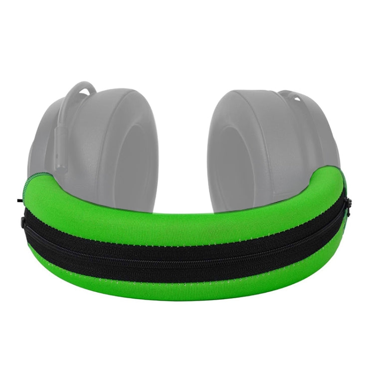 2 PCS Headset Sponge Case For Razer BlackShark V2/V2X/V2SE, Colour: Head Beam Protective Cover(Green) - Earmuff & Pad by PMC TechLife | Online Shopping South Africa | PMC TechLife
