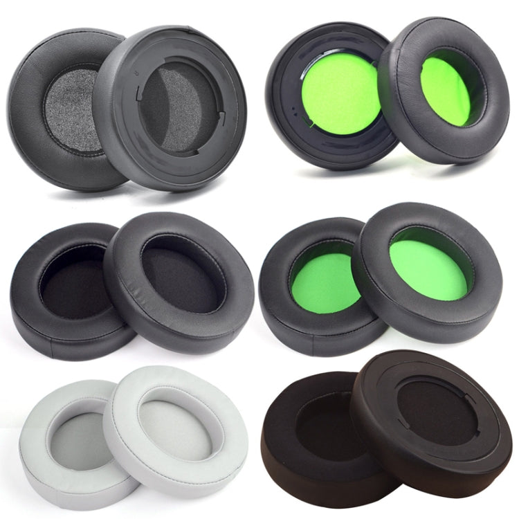 2 PCS Headset Sponge Case For Razer BlackShark V2/V2X/V2SE, Colour: Round(Black) - Earmuff & Pad by PMC TechLife | Online Shopping South Africa | PMC TechLife