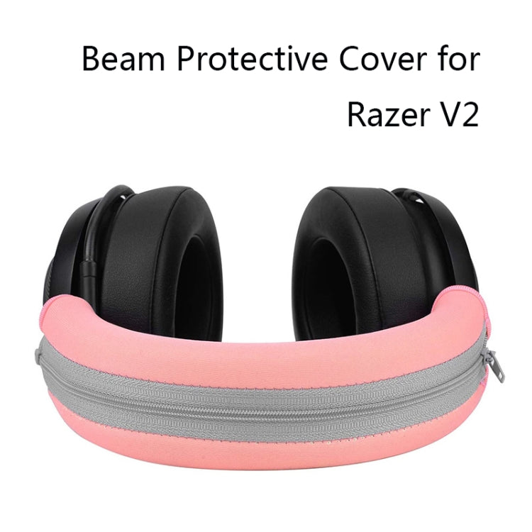 2 PCS Headset Sponge Case For Razer BlackShark V2/V2X/V2SE, Colour: Round(Black) - Earmuff & Pad by PMC Jewellery | Online Shopping South Africa | PMC Jewellery