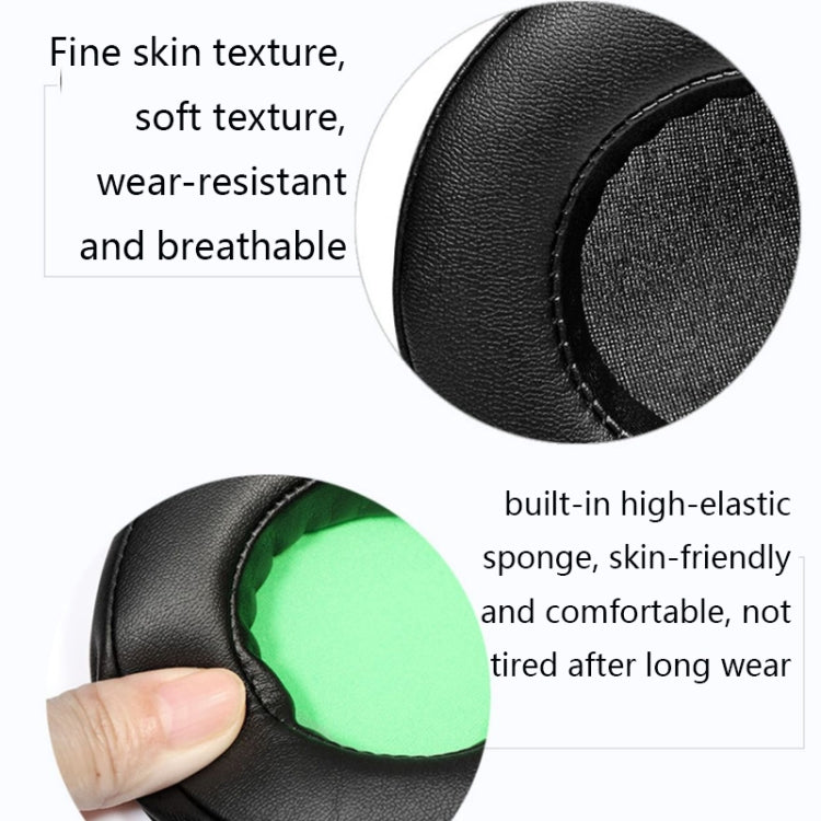 2 PCS Headset Sponge Case For Razer BlackShark V2/V2X/V2SE, Colour: Ellipse(Gray Gray Mesh) - Earmuff & Pad by PMC TechLife | Online Shopping South Africa | PMC TechLife