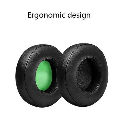 2 PCS Headset Sponge Case For Razer BlackShark V2/V2X/V2SE, Colour: Ellipse(Black Net Green Bottom) - Earmuff & Pad by PMC Jewellery | Online Shopping South Africa | PMC Jewellery