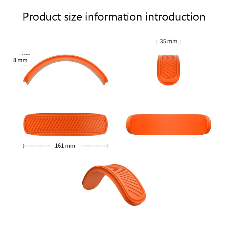 T1 Wireless Bluetooth Headset Beam Silicone Protection Case For Apple AirPods Max(Orange) - Earmuff & Pad by PMC TechLife | Online Shopping South Africa | PMC TechLife