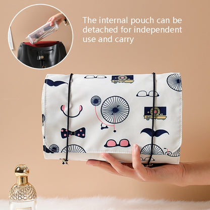 4 In 1 Multi-Function Cosmetics Storage Bag Removable Large Capacity Travel Convenient Cosmetic Bag Wash Bag, Colour: Gray - Storage Boxes by PMC Jewellery | Online Shopping South Africa | PMC Jewellery