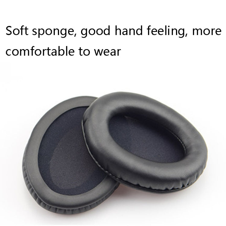 1 Pairs Headset Sponge Cover Ear Pad Leather Case For Kingston Cloud Silver II, Colour: Black - Earmuff & Pad by PMC TechLife | Online Shopping South Africa | PMC TechLife