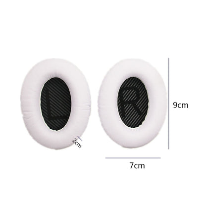 2 PCS Headset Sponge Cover For BOSE QC15 / QC3 / QC2 / QC25 / AE2 / AE2i(White  + Gray) - Earmuff & Pad by PMC Jewellery | Online Shopping South Africa | PMC Jewellery