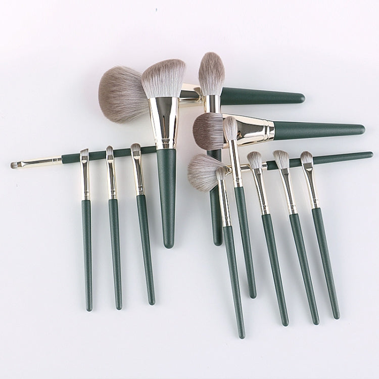 Soft Wooden Handle Makeup Brush Beauty Tools, Specification: 14 PCS Brush - Makeup Brushes by PMC Jewellery | Online Shopping South Africa | PMC Jewellery