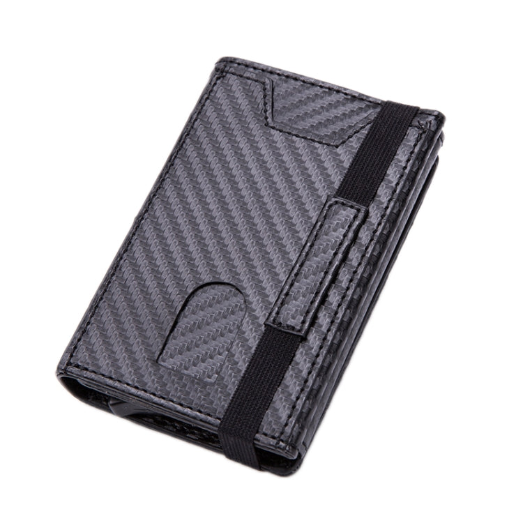 RFID Anti-Theft Aluminum Alloy Card Case(Carbon Fiber Black) - Antimagnetic RFID Package by PMC Jewellery | Online Shopping South Africa | PMC Jewellery | Buy Now Pay Later Mobicred