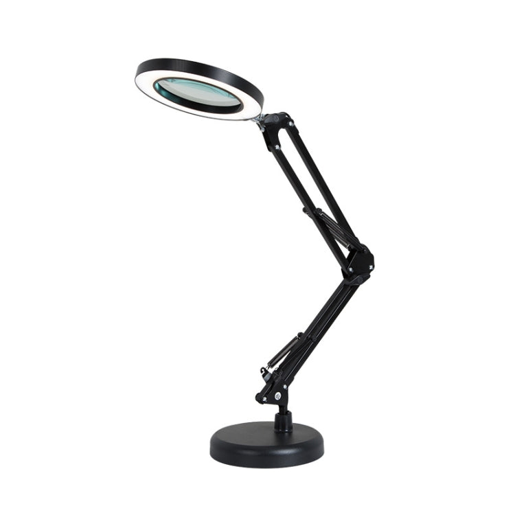 8X Magnifying Glass Lamp Beauty Nail Tattoo Repair Office Reading Lamp, Colour: With Magnifying Glass (Black) -  by PMC Jewellery | Online Shopping South Africa | PMC Jewellery