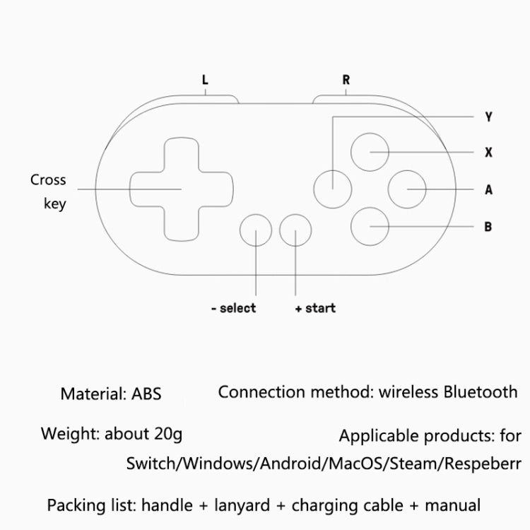 8Bitdo Zero2 Wireless Bluetooth Mini Handle For Switch / Windows / Android / MacOS / Steam / Respeberr(Yellow) - Gamepads by 8Bitdo | Online Shopping South Africa | PMC TechLife