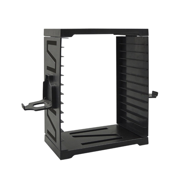 IPLAY Multi-Function Storage Bracket For Gamepad Card And Disc For PS4 / PS5 / Xbox / Switch (Black) - free shipping - PMC TechLife - Order now!
