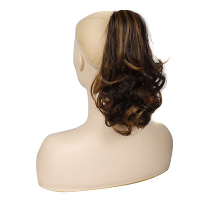 Women Curly Hair Short Ponytail Wig With Shark Clip(16H613 #) - Wigs by PMC Jewellery | Online Shopping South Africa | PMC Jewellery