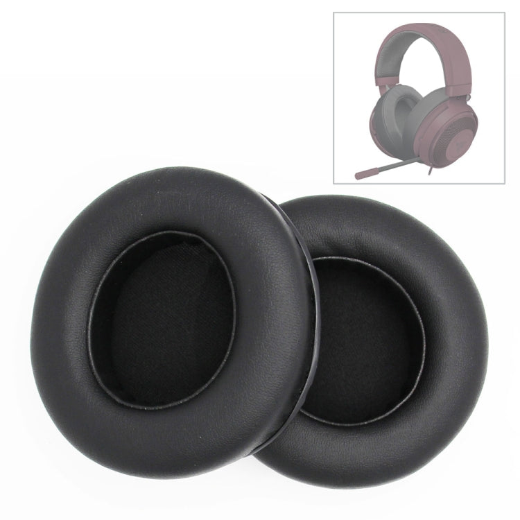 1 Pair Thicken Sponge Headset Set 90mm Earmuffs For Kraken 7.1 V2 Pro(Black) - Earmuff & Pad by PMC Jewellery | Online Shopping South Africa | PMC Jewellery