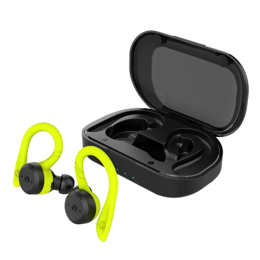 BE1032 Ear-mounted Waterproof Sports TWS Wireless Bluetooth Earphone(Fluorescent Green) - TWS Earphone by PMC Jewellery | Online Shopping South Africa | PMC Jewellery