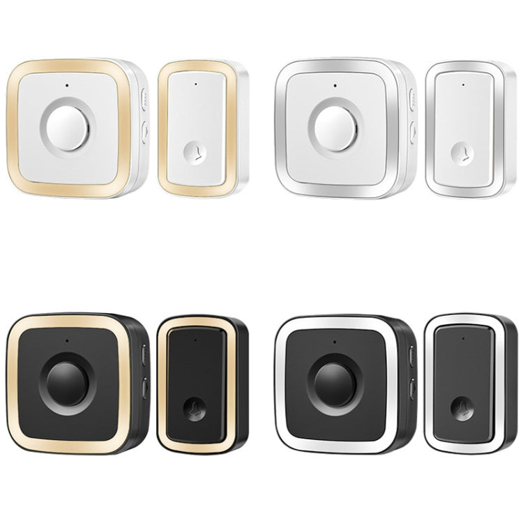 CACAZI A58 1 For 1 Smart Wireless Doorbell without Battery, Plug:UK Plug(Black Silver) - free shipping - PMC TechLife - Order now!