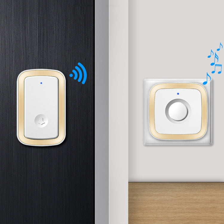 CACAZI A58 1 For 1 Smart Wireless Doorbell without Battery, Plug:UK Plug(Black Silver) - free shipping - PMC TechLife - Order now!