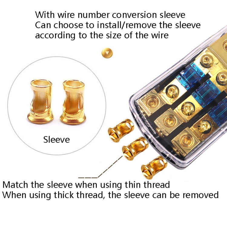 Car Audio Modification Fuse Holder Fuse Liner Fuse Splitter, Specification: 1 In 4 Out - free shipping - PMC TechLife - Order now!