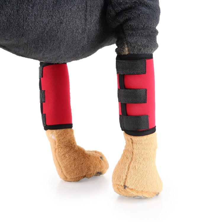 Pet Knee Protector Dog Surgery Injury Protective Cover, Size: M(Red Reflection) - Pet Care by PMC TechLife | Online Shopping South Africa | PMC TechLife