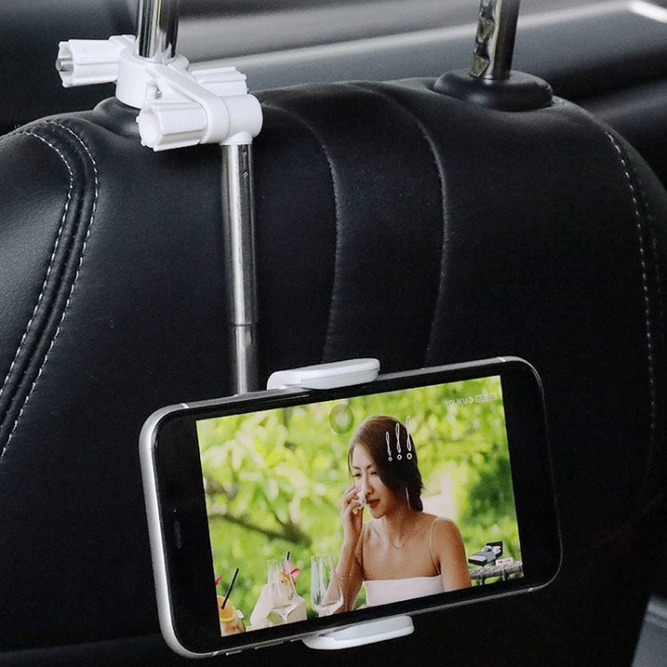 2 PCS Car Mobile Phone Bracket Rearview Mirror Navigation Bracket Driving Recorder Fixed Clipper Post-Lens Bracket(White) - free shipping - PMC TechLife - Order now!
