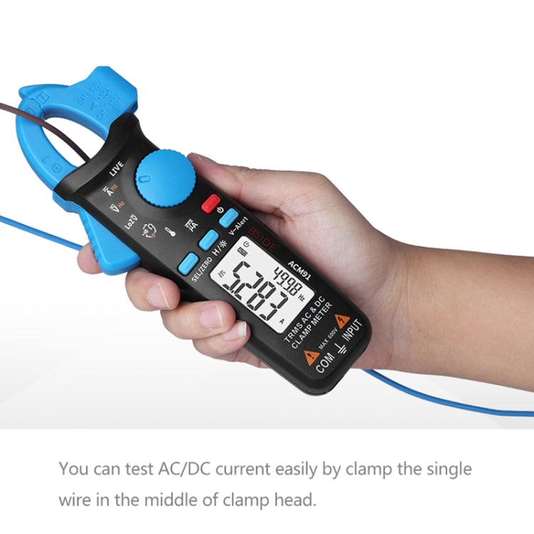 BSIDE ACM91 Digital Clamp Meter AC/DC Current 1mA True RMS Auto Range  Capacitor Tester Multimeter(Black) - Digital Multimeter by BSIDE | Online Shopping South Africa | PMC TechLife | Buy Now Pay Later Mobicred