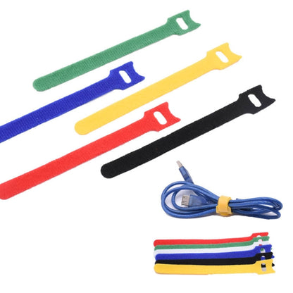 60 PCS T-Shaped Cable Organizer Belt Nylon Winder Buckle, Length: 30cm(Color Random Delivery) - Cable Organizer by PMC Jewellery | Online Shopping South Africa | PMC Jewellery