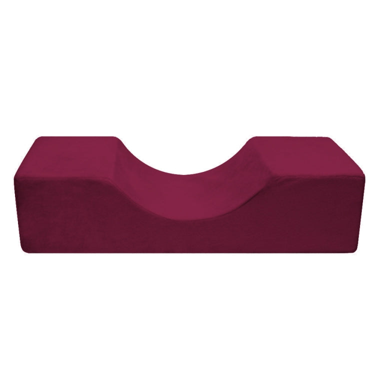 False Eyelashes Grafting Pillow U-Shaped Beauty Eyelash Pillow(Velvet  Wine Red) - Eyes by PMC Jewellery | Online Shopping South Africa | PMC Jewellery