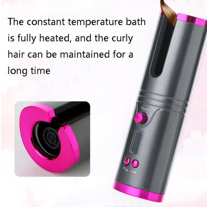 Portable USB Charging Wireless Curler Lazy Automatic Curling Rod(Patented Pink) - Hair Curler by PMC Jewellery | Online Shopping South Africa | PMC Jewellery