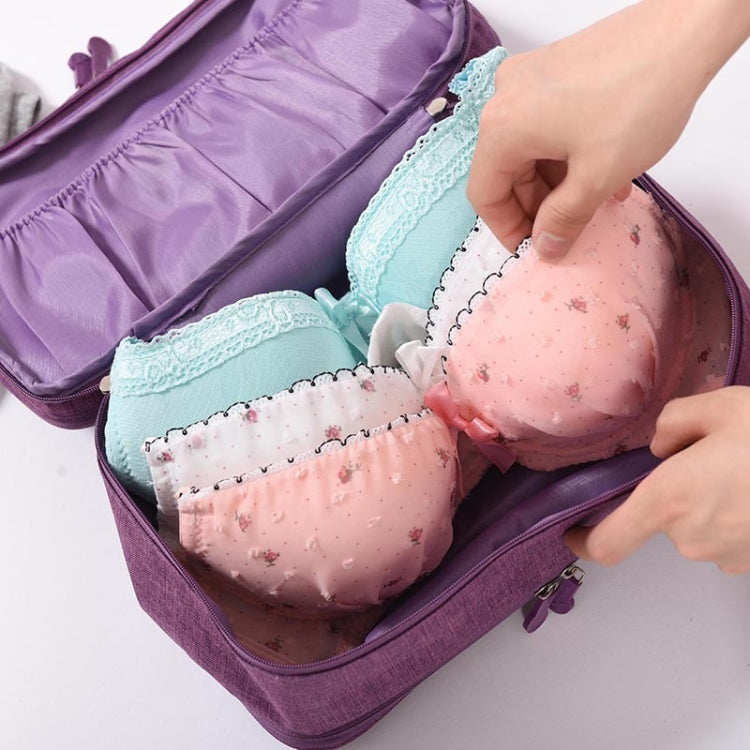 Travel Waterproof Storage Bag Underwear Storage Finishing Bag(Violet) - Storage Bags by PMC TechLife | Online Shopping South Africa | PMC TechLife