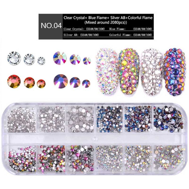 Nail Flat-back AB Crystal Strass 3D Charm Gems DIY Manicure Nail Art Decorations(04) - Nail Stickers by PMC Jewellery | Online Shopping South Africa | PMC Jewellery