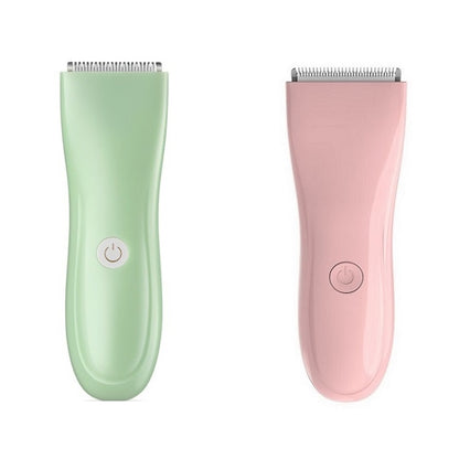 Infant And Children Hair Clipper Electric Hair Clipper Rechargeable Shaving Cutter(Green) - Hair Trimmer by PMC Jewellery | Online Shopping South Africa | PMC Jewellery