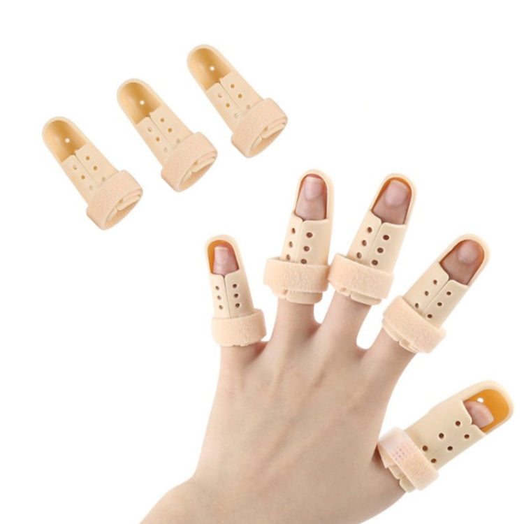 4 PCS Finger Splint Brace Adjustable Finger Support Protector For Fingers Arthritis Joint Finger Injury, Specification: No. 5: 60-65mm(Complexion) - Corrector by PMC Jewellery | Online Shopping South Africa | PMC Jewellery