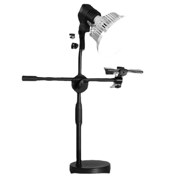 Mobile Phone Live Support Shooting Gourmet Beautification Fill Light Indoor Jewelry Photography Light, Style: 355W Mushroom Lamp + Stand + Overhead Stand - Selfie Light by PMC Jewellery | Online Shopping South Africa | PMC Jewellery